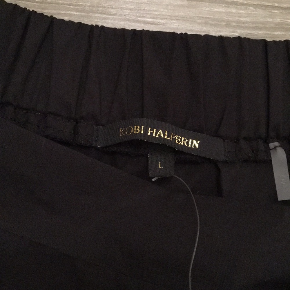 NWT Kobi Halperin Janice Off-the-shoulder Black L - Picture 5 of 7